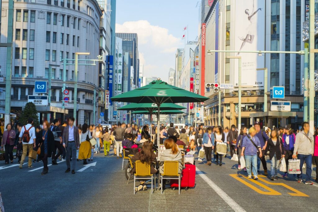 銀座的步行天堂