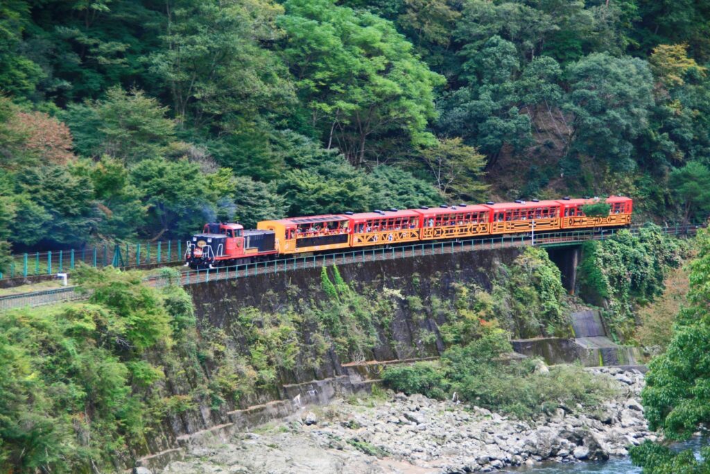 嵯峨野遊覽小火車