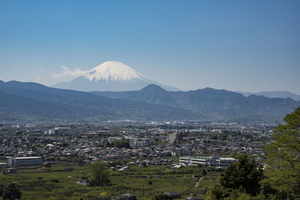 從小田原看到的富士山