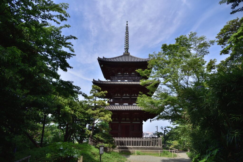 舊東明寺三層塔 - 三溪園