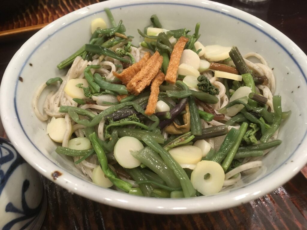 野菜蕎麥麵