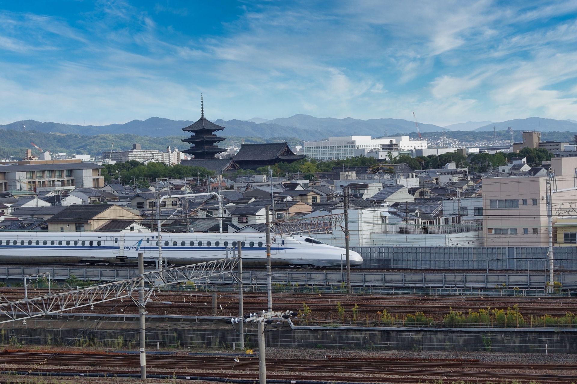 新幹線和東寺